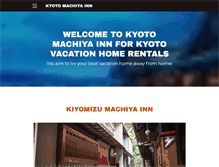 Tablet Screenshot of kyotomachiyainn.com